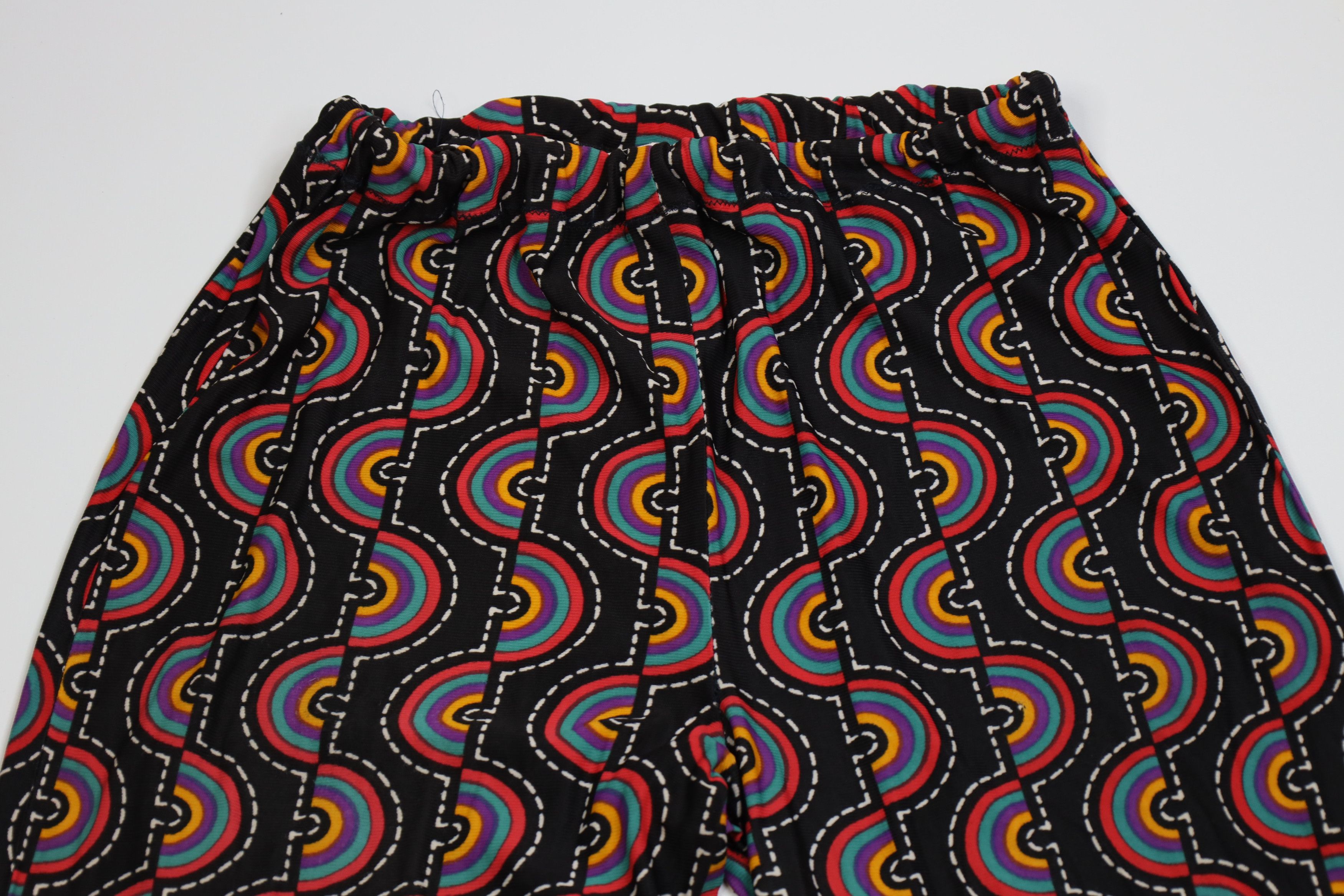 Vintage Vintage 60s 70s Boho Hippie Knit Bell Bottoms Pants Size 28" / US 6 / IT 42 - 2 Thumbnail