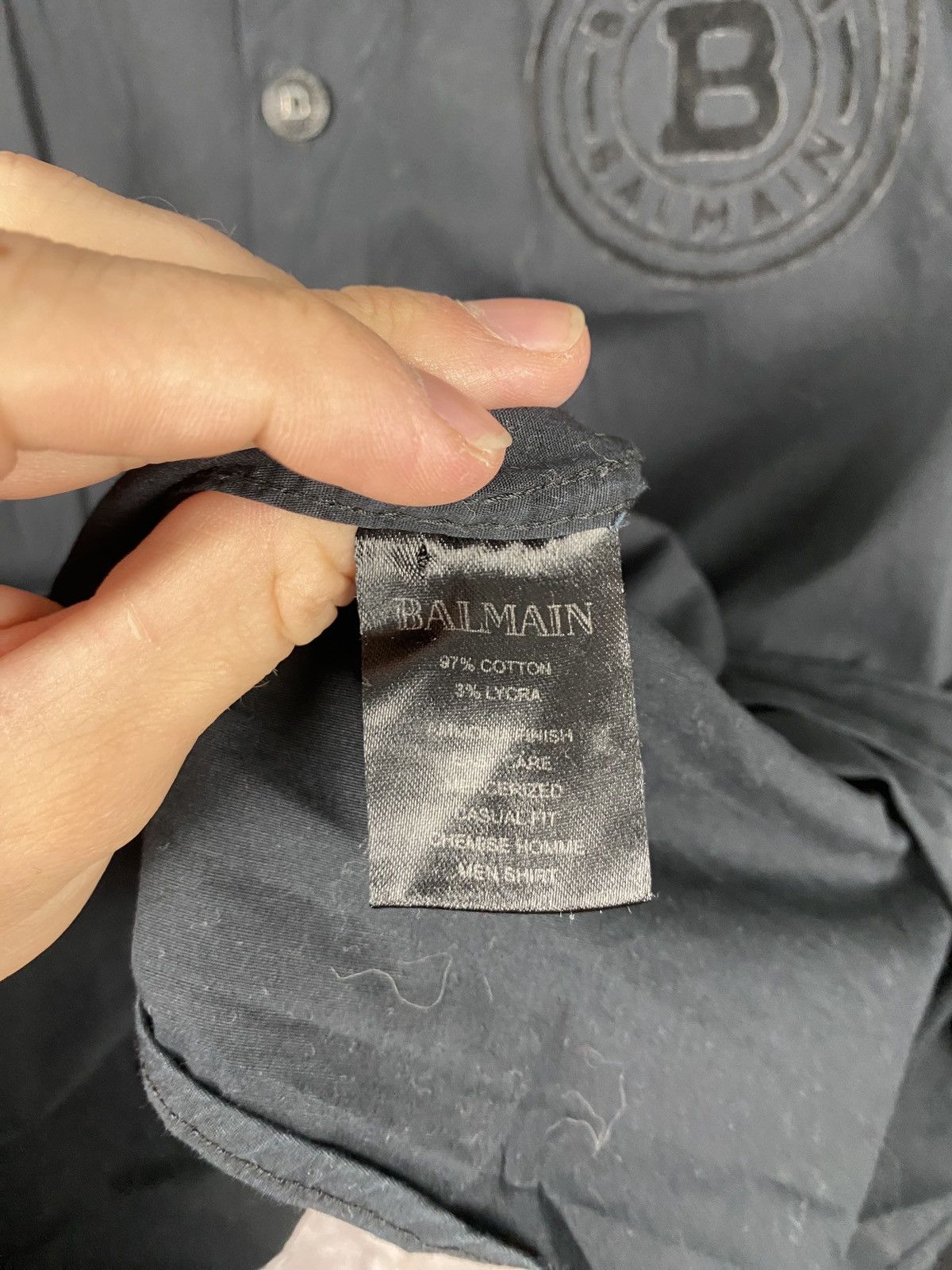 Balmain Men’s Balmain Shirt Button Up Luxury Streetwear Size Medium Size US M / EU 48-50 / 2 - 7 Thumbnail