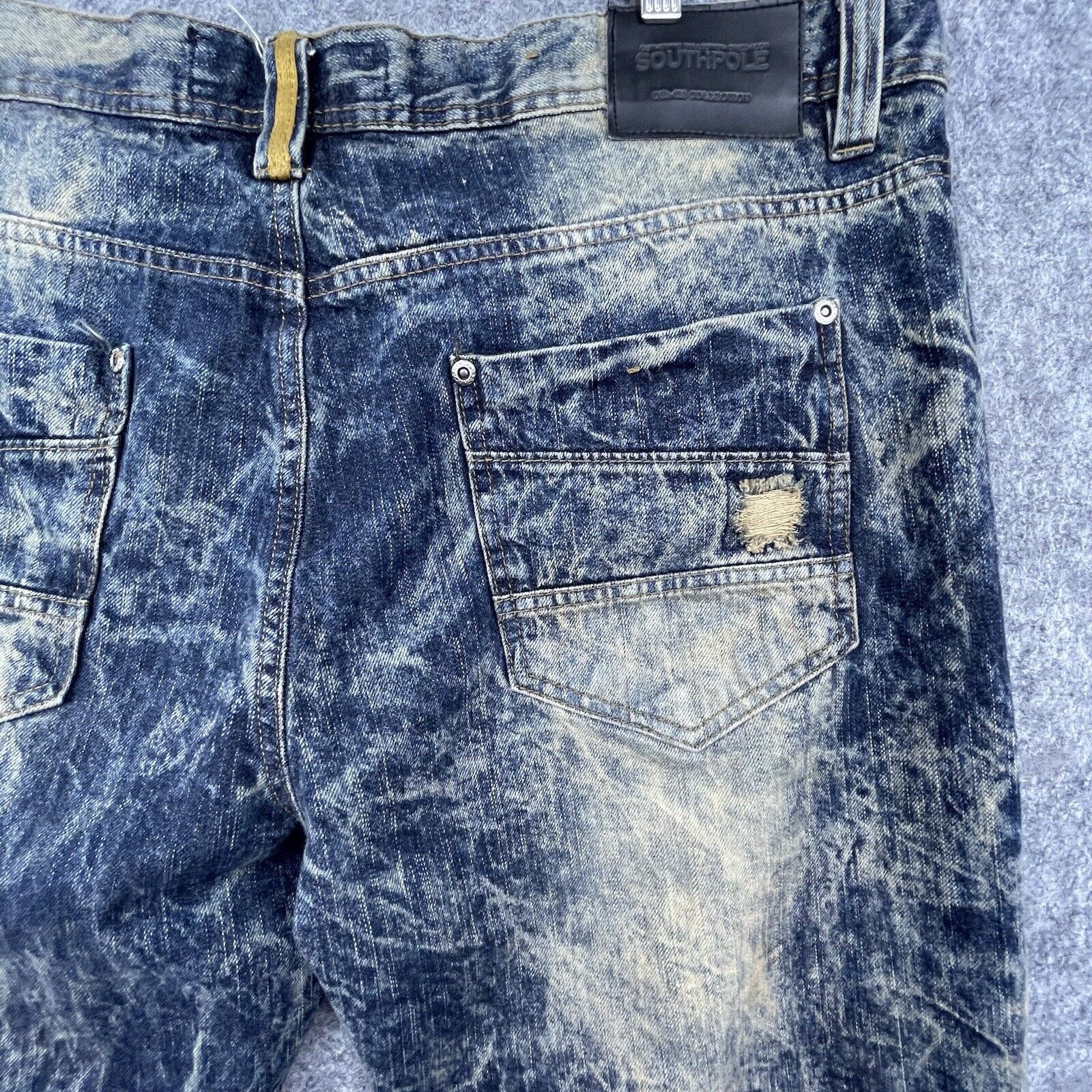 Southpole Southpole Jeans Mens 38 Y2K Streetwear Acid Ripped Thrashed Size US 38 / EU 54 - 4 Thumbnail