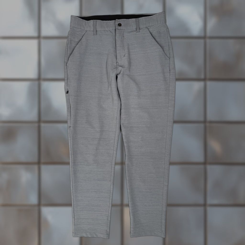 BYLT Kinetic Pant Mens 33 Gray Performance Stretch Athletic Casual Pants Comfort
