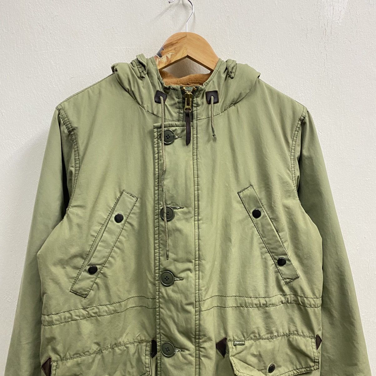 Supreme 🔥Supreme N-3B Parka Cotton Waxed Jacket Size US S / EU 44-46 / 1 - 4 Thumbnail