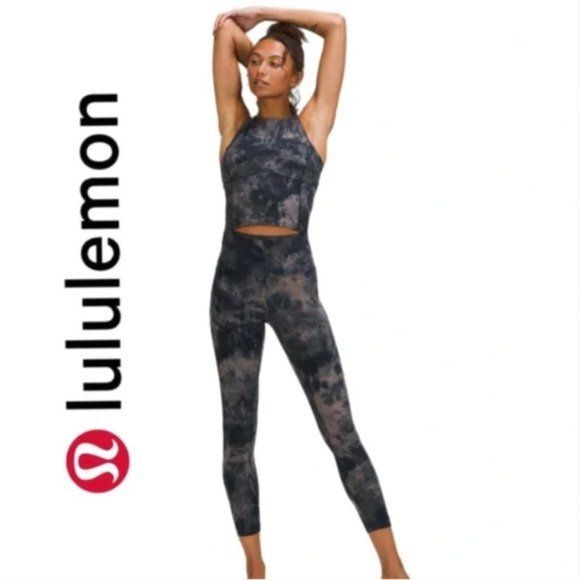 lululemon athletica, Pants & Jumpsuits, Lululemon Align Crop 2 Camo  Leggings Size 6