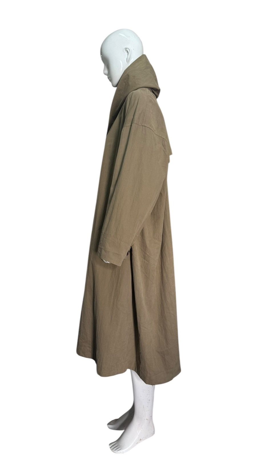 Issey Miyake × Japanese Brand × Vintage Vintage Windcoat By Issey Miyake Plantation Long Coat Size M / US 6-8 / IT 42-44 - 2 Thumbnail