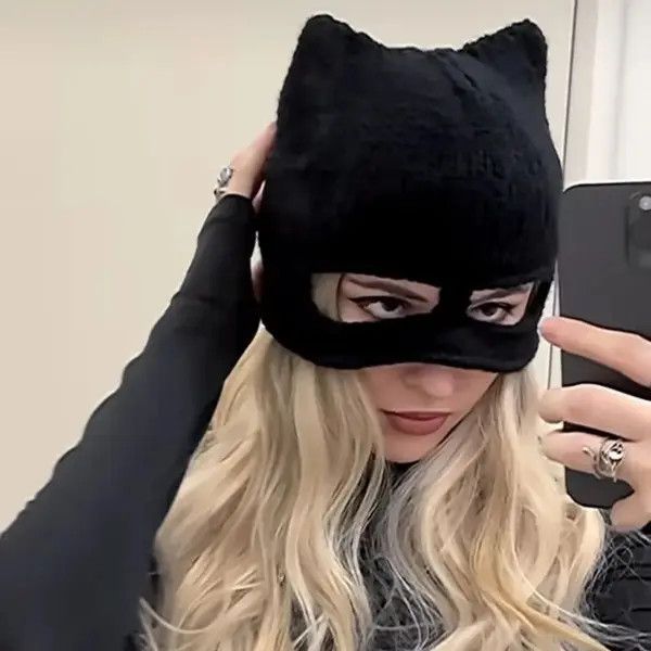 VIBE Hand Knitting Bat Hat Size ONE SIZE - 2 Thumbnail