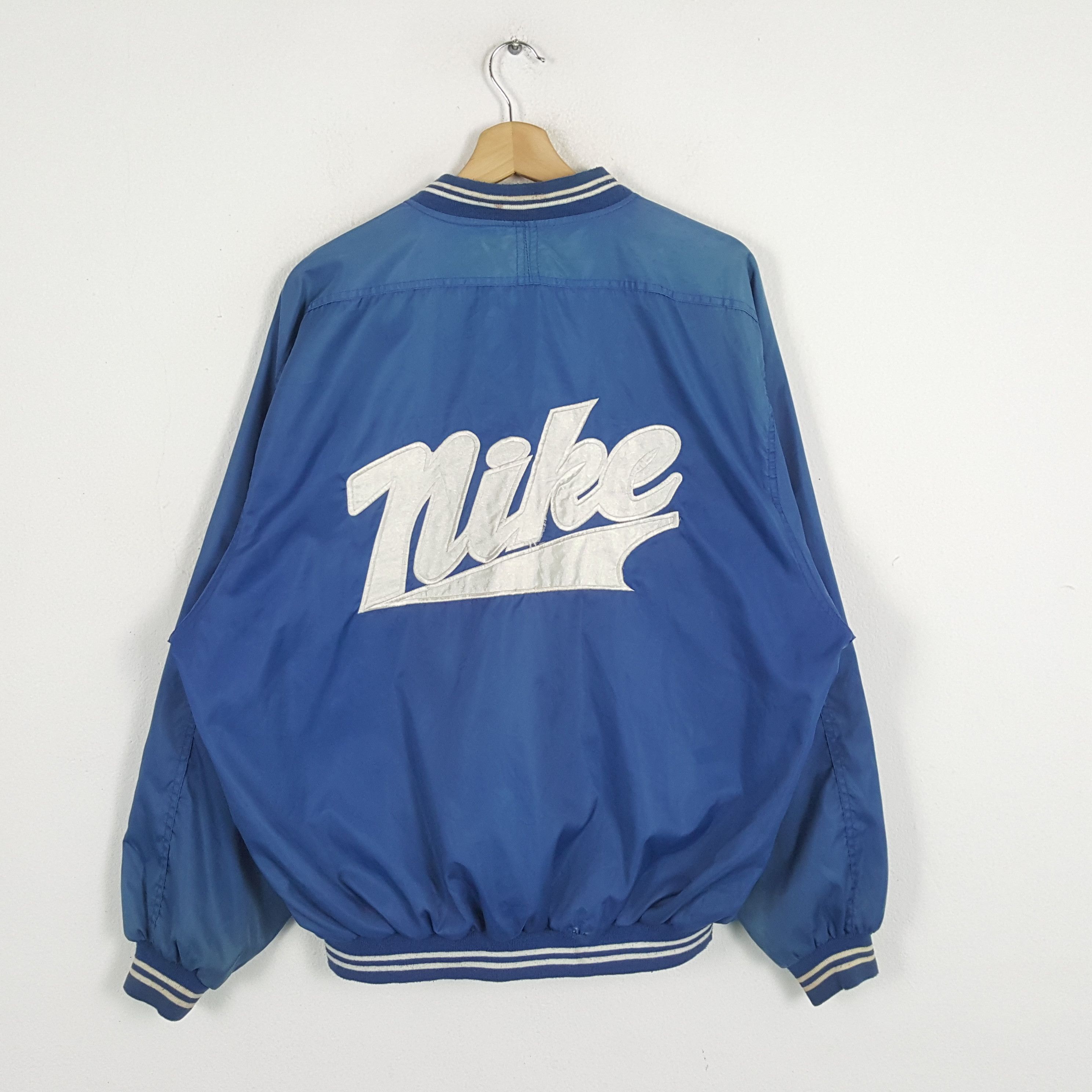 Vintage NIKE Sportswear Skateboard Style Baseball Jacket