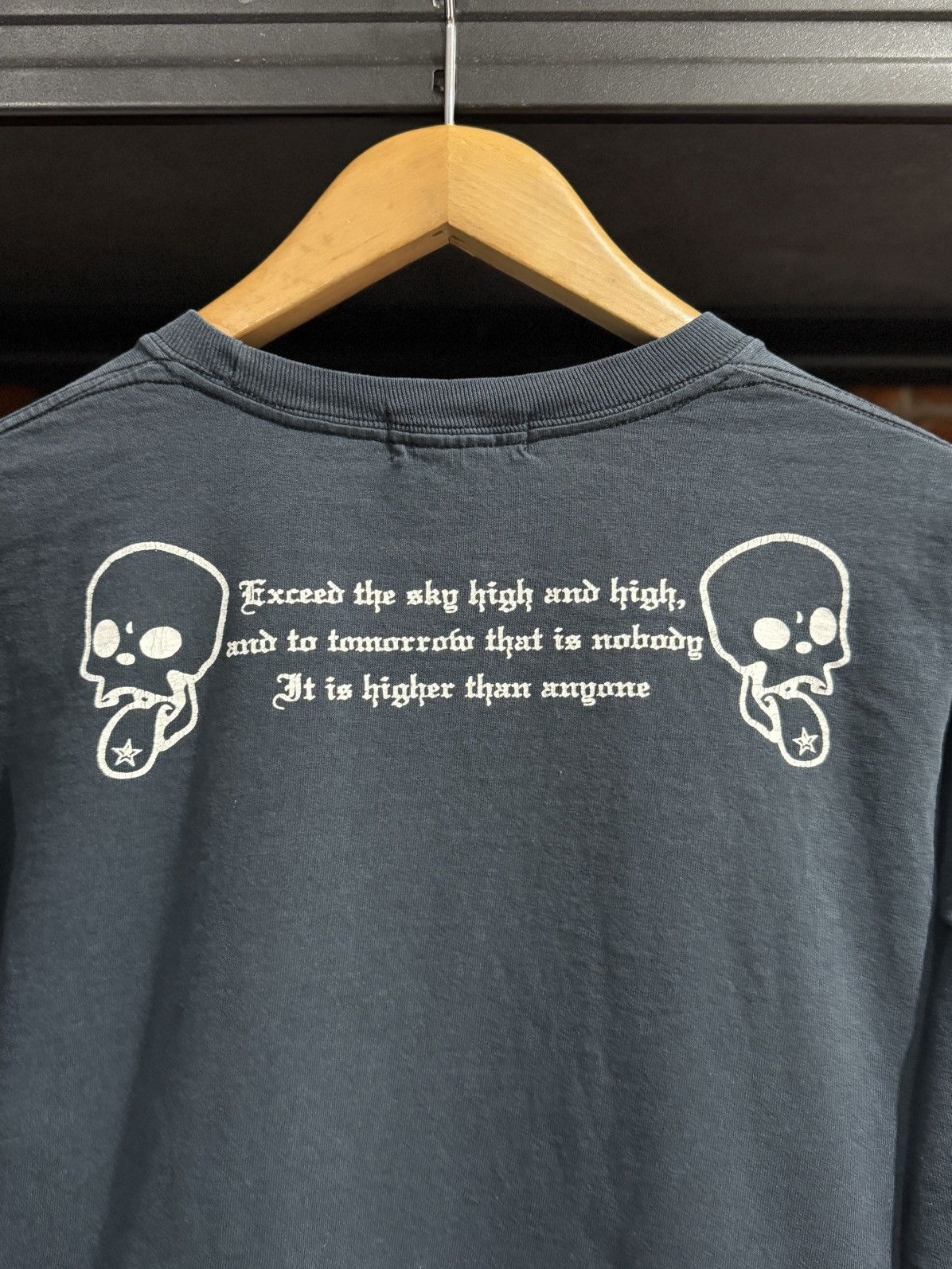 Band Tees × Rap Tees × Vintage Vintage Skulls King Of Pop By Giant Musk Long Sleeve Faded T Size US L / EU 52-54 / 3 - 8 Thumbnail