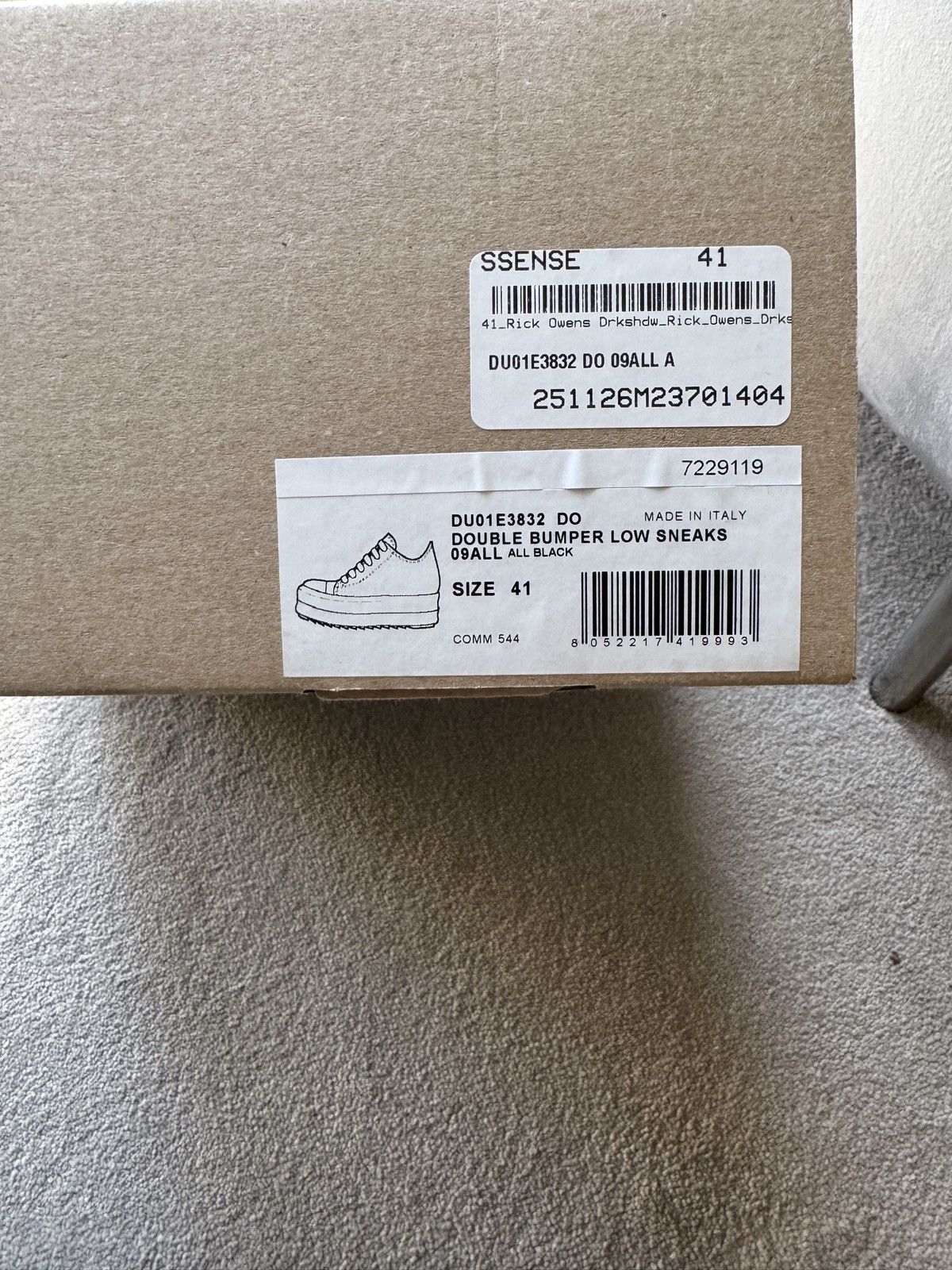 Rick Owens Drkshdw Rick Owens Drkshdw sneakers Size US 8 / EU 41 - 10 Thumbnail