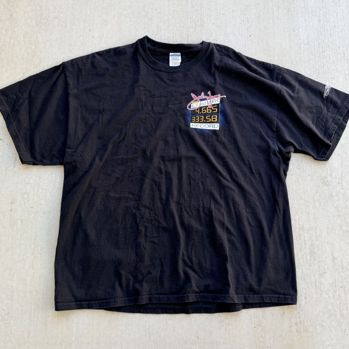 Gildan Vintage John Force Racing T Shirt 3XL NHRA Record 2005 Size US XXL / EU 58 / 5 - 2 Thumbnail