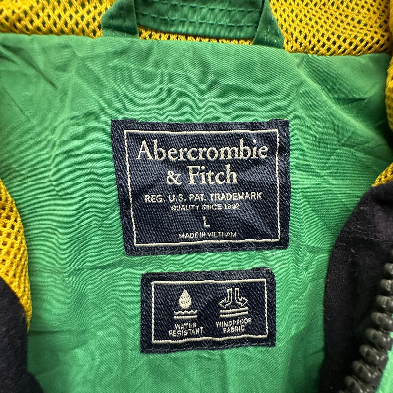 Abercrombie & Fitch Abercrombie & Fitch Windbreaker Jacket Men L Green Parka Size US L / EU 52-54 / 3 - 3 Thumbnail
