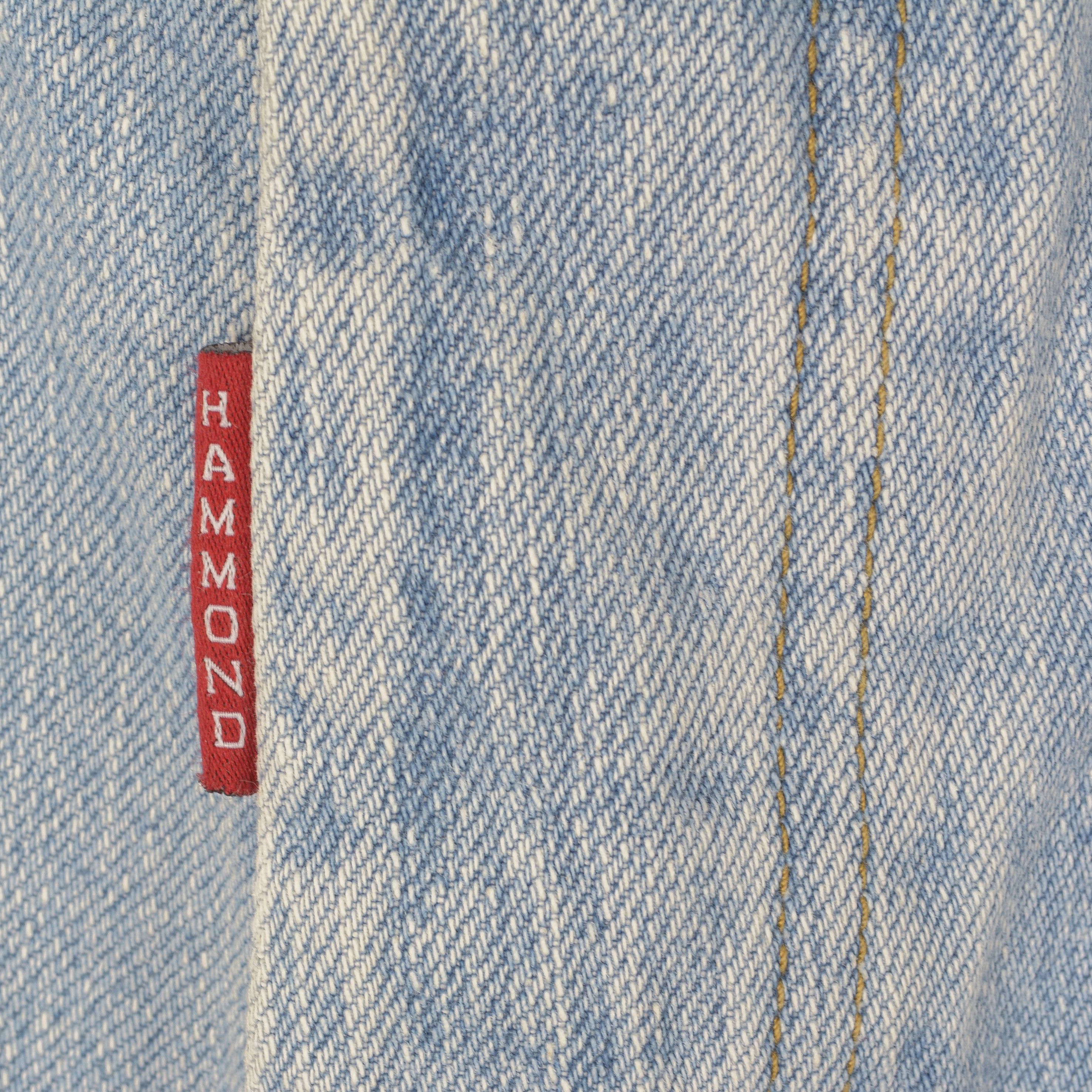 Designer Adrian Hammond W32 L34 Regular Tapered Jean Pants Distressed Size US 32 / EU 48 - 3 Thumbnail