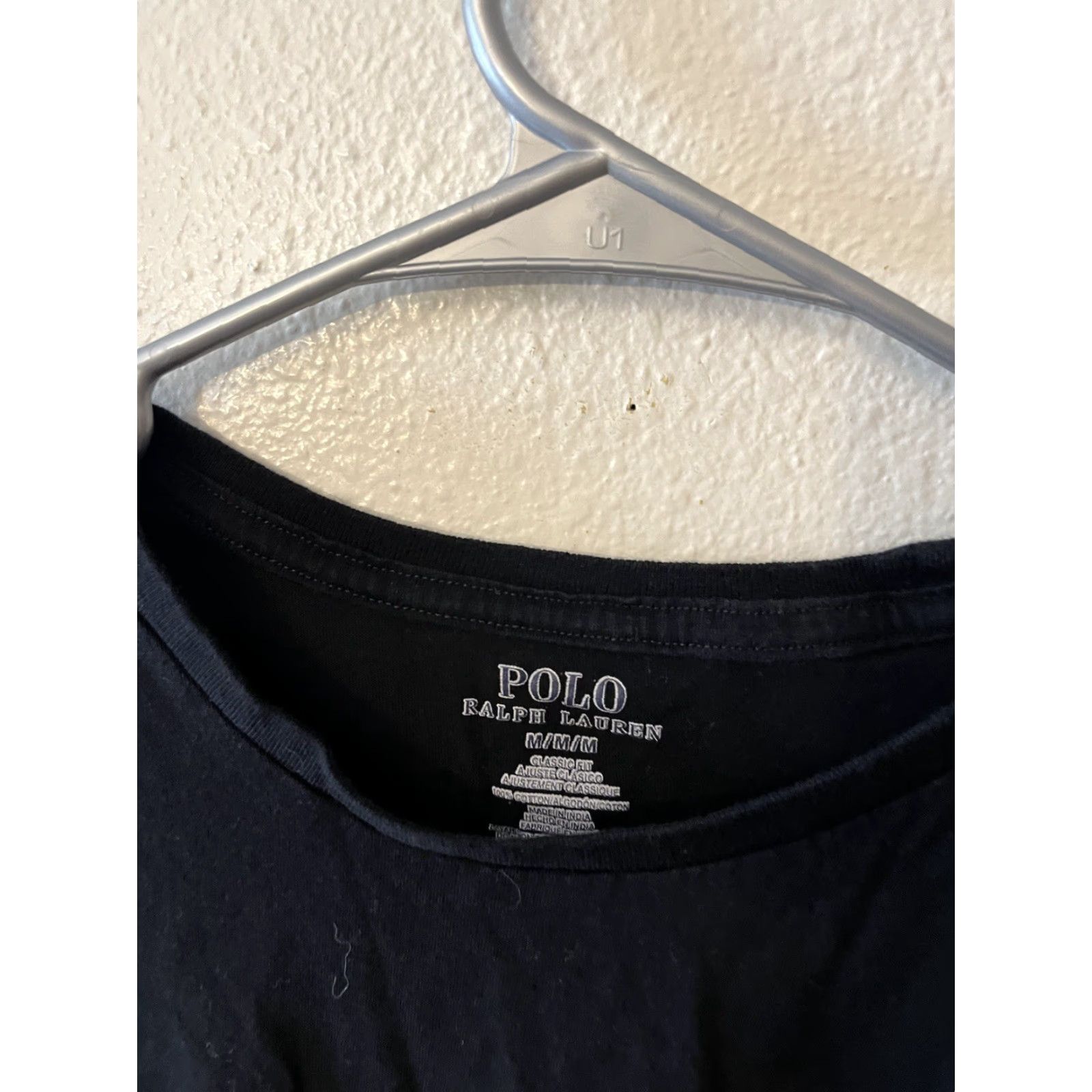 Polo Ralph Lauren Polo Ralph Lauren Sleepwear Men’s Medium Cotton Sleep Shirt Black Crew Neck EUC! Size US M / EU 48-50 / 2 - 2 Thumbnail