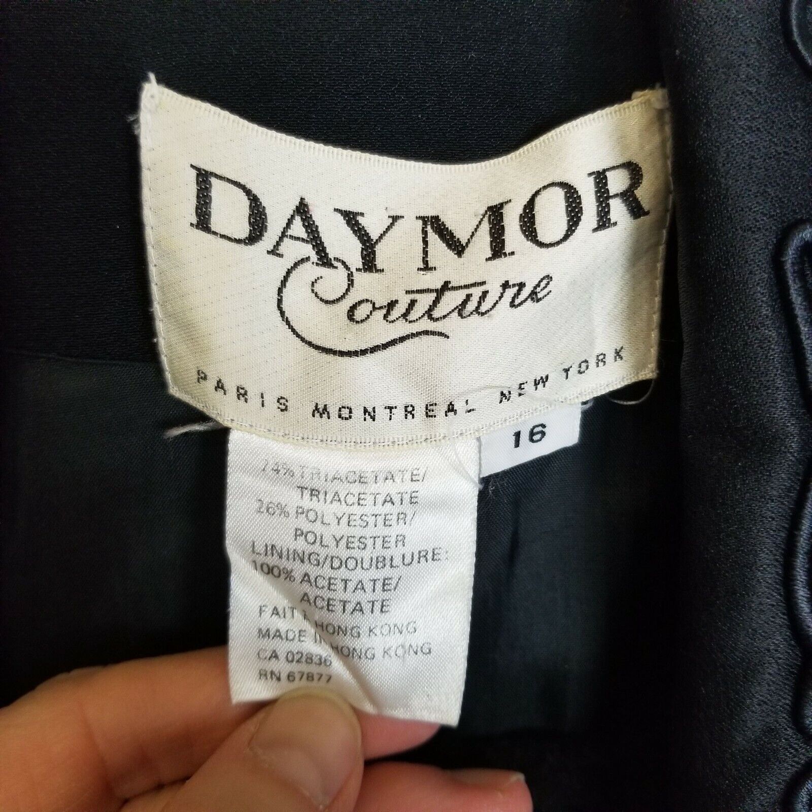 Vintage Vintage Daymor Couture Womens Blazer Evening Holiday 16 Size XXL / US 16-18 / IT 52-54 - 6 Thumbnail
