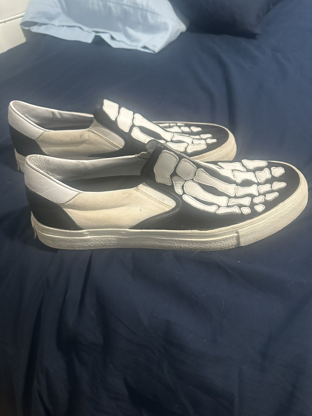 Amiri Amiri Skeleton Slip On Shows Size 12 Size US 12 / EU 45 - 3 Thumbnail