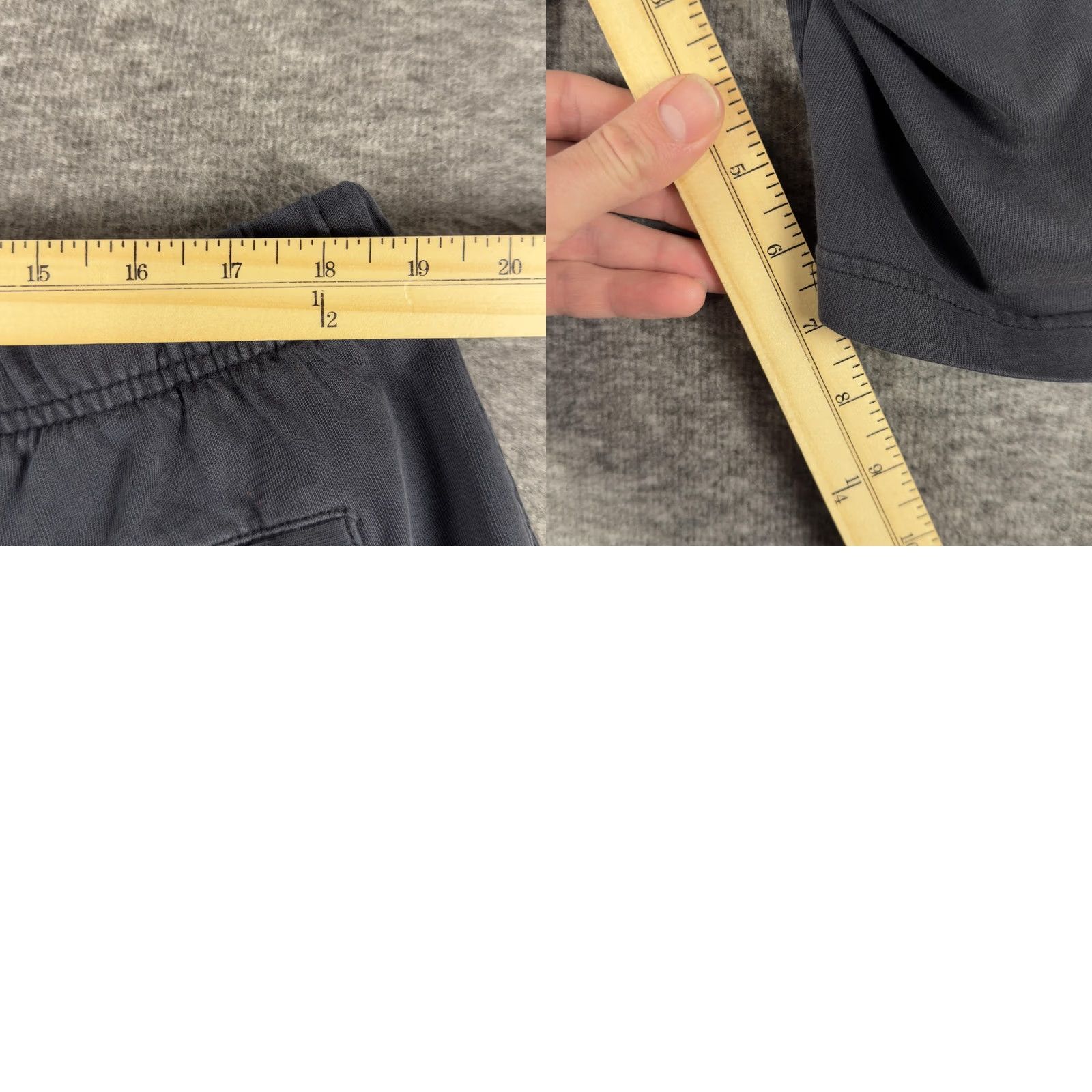 Nike VINTAGE Nike Shorts Mens 2XL Gray Athletic Lounge Spellout Y2K Size US 39 - 8 Thumbnail