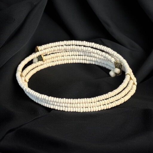 Other White beaded upper arm wrap bracelet Size ONE SIZE - 1 Thumbnail