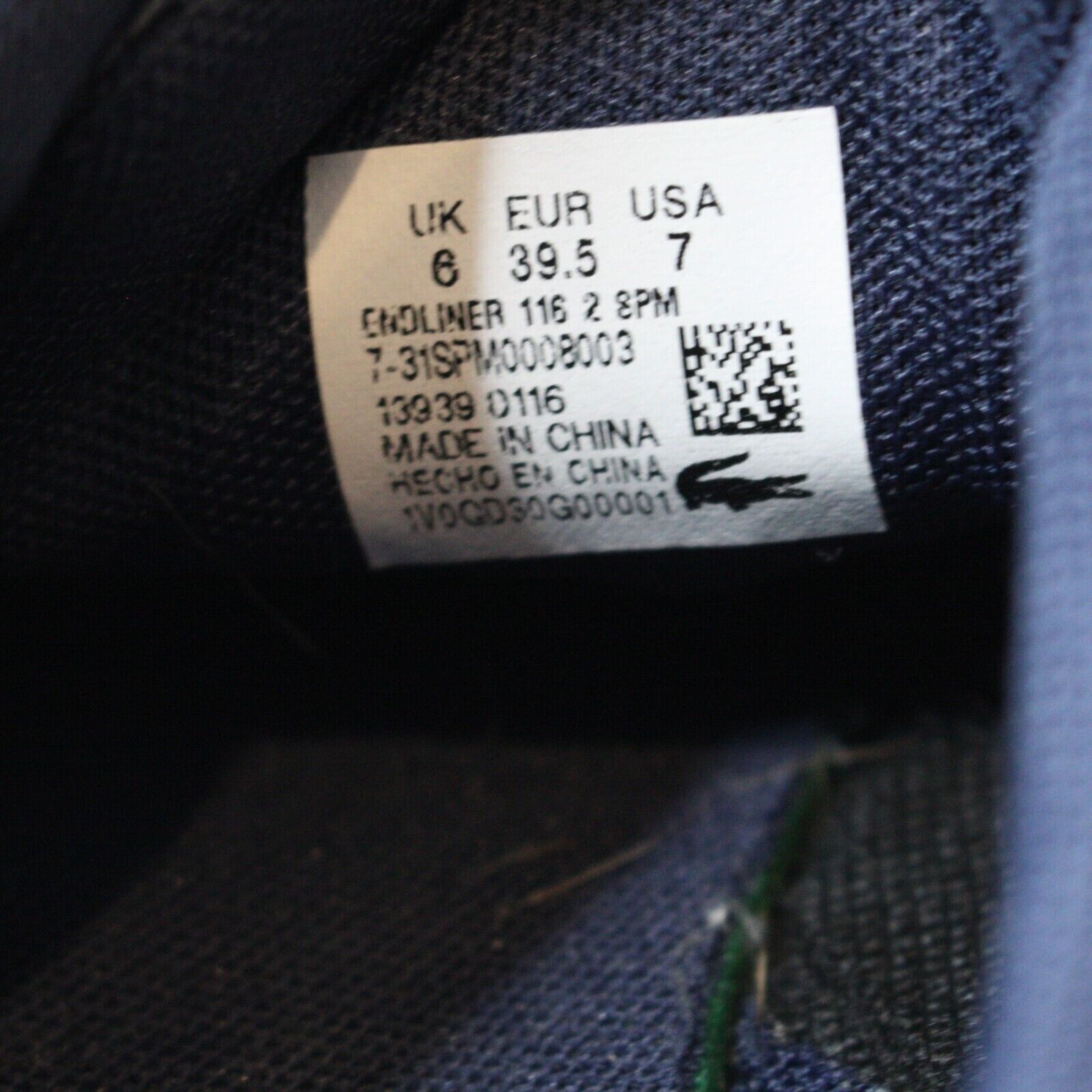 Lacoste Endliner 116 Navy Blue Sneakers Casual Shoes in size 7 Size US 7 / EU 40 - 5 Thumbnail