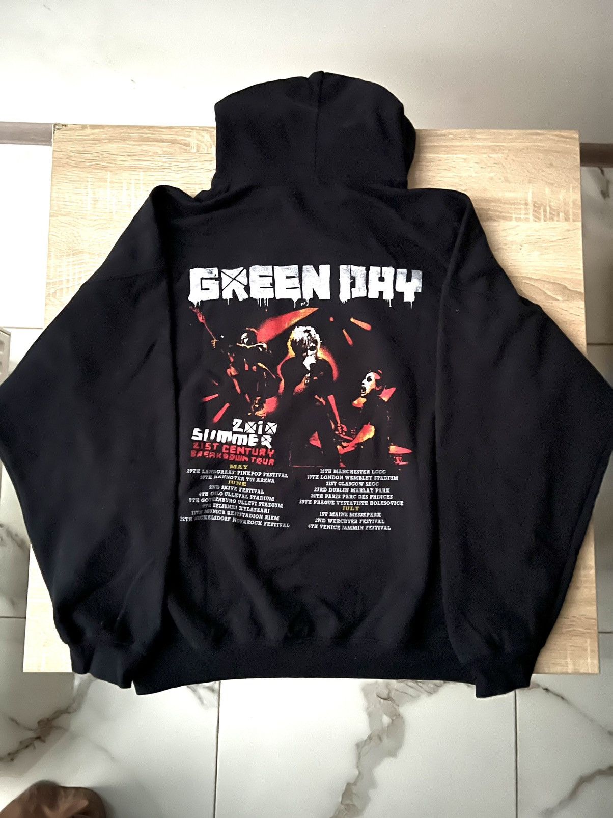Band Tees Vintage Y2K Green Day 21st Century Tour Hoodie Size US XL / EU 56 / 4 - 6 Thumbnail