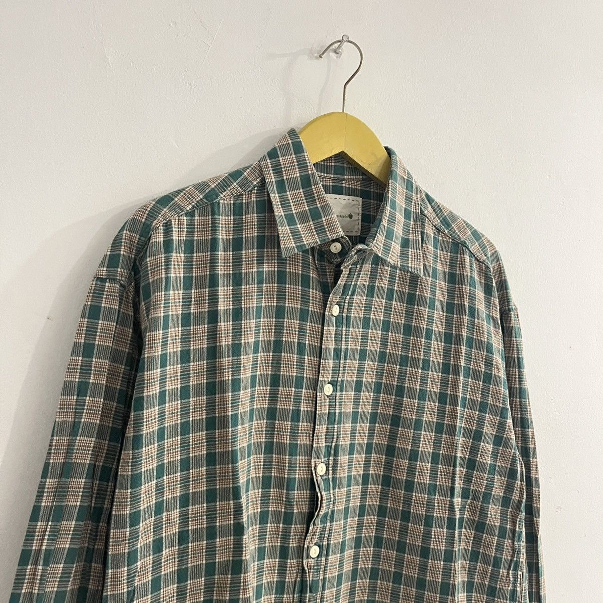 Japanese Brand Green Apple - Plaid Ls Button Up Size US L / EU 52-54 / 3 - 3 Thumbnail