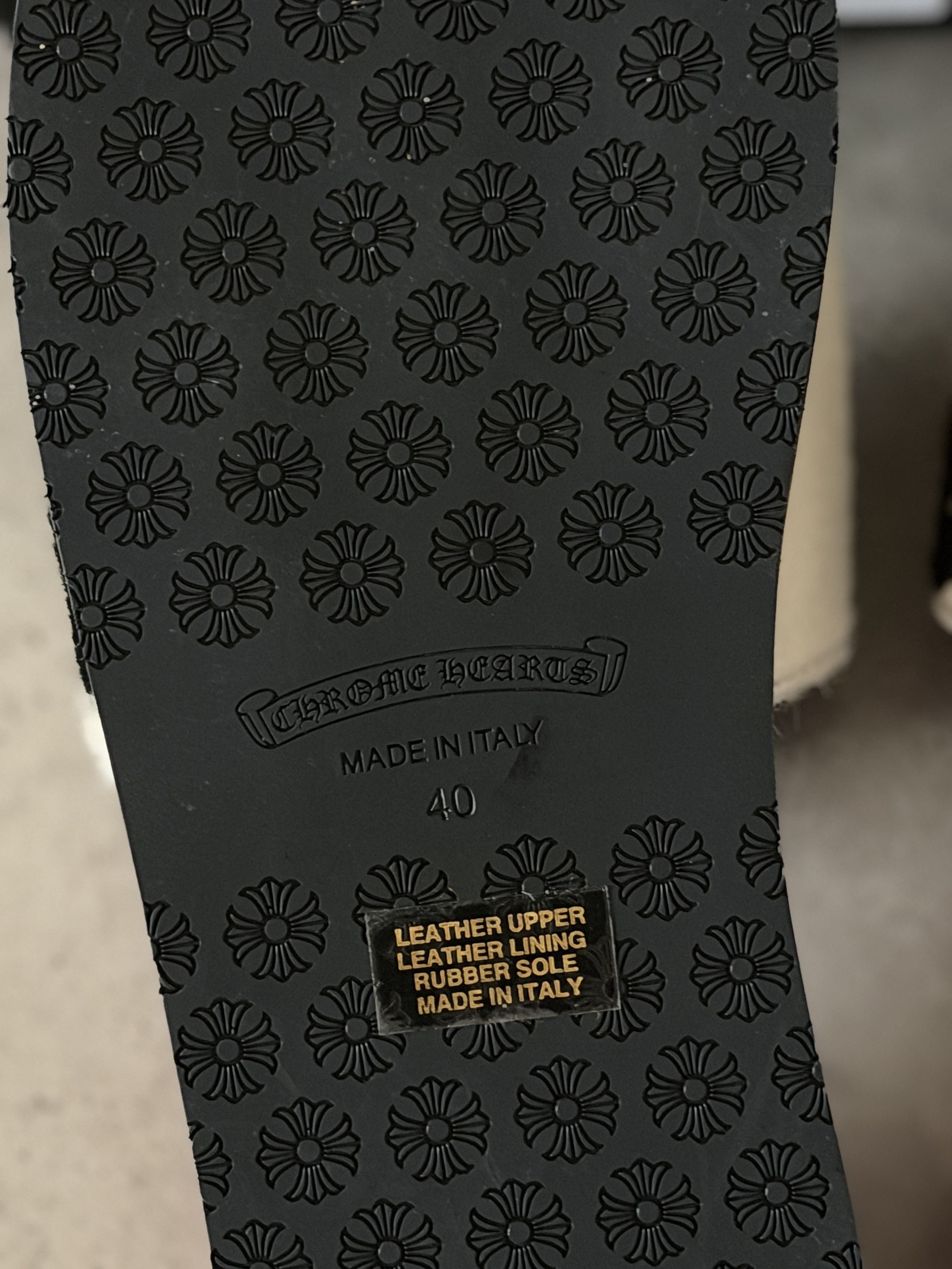 Chrome Hearts Chrome hearts Red patch cow slides Size US 7 / EU 40 - 9 Thumbnail