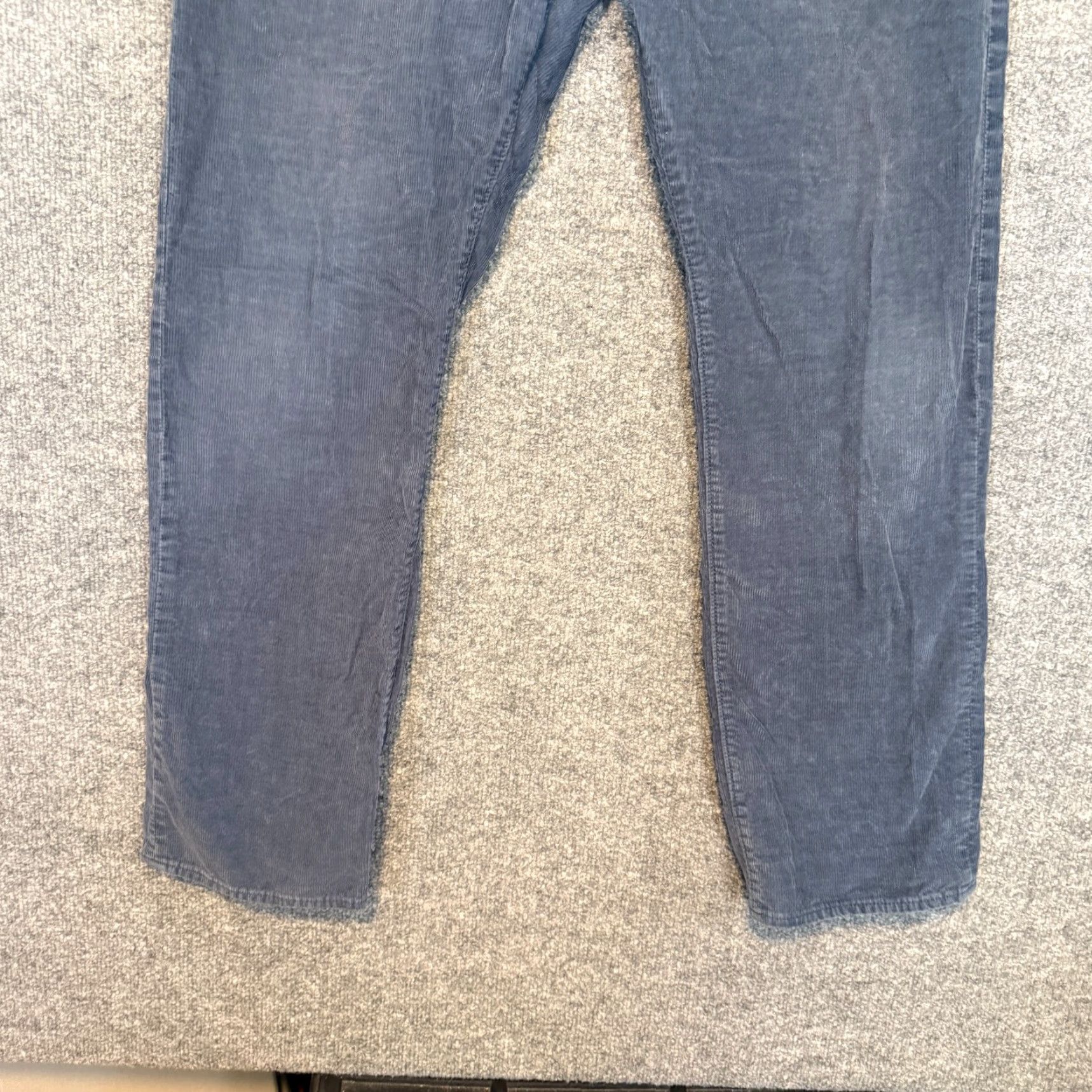 J.Crew J.CREW Pants Mens 34x30 Blue Corduroy Slim Straight Leg Grunge Wash Distressed Shirt Hat? Size US 34 / EU 50 - 2 Thumbnail