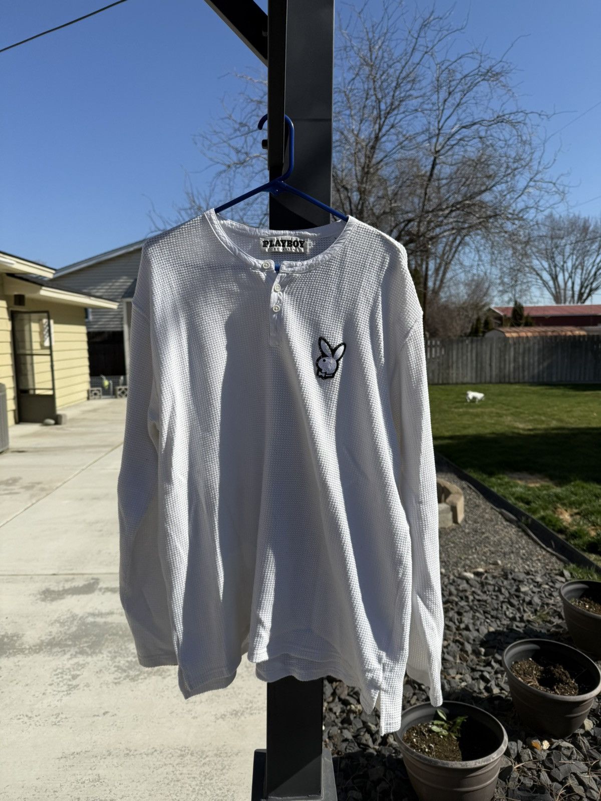 Pacsun × Playboy Pacsun x Playboy Waffle Long Sleeve Size US L / EU 52-54 / 3 - 1 Thumbnail