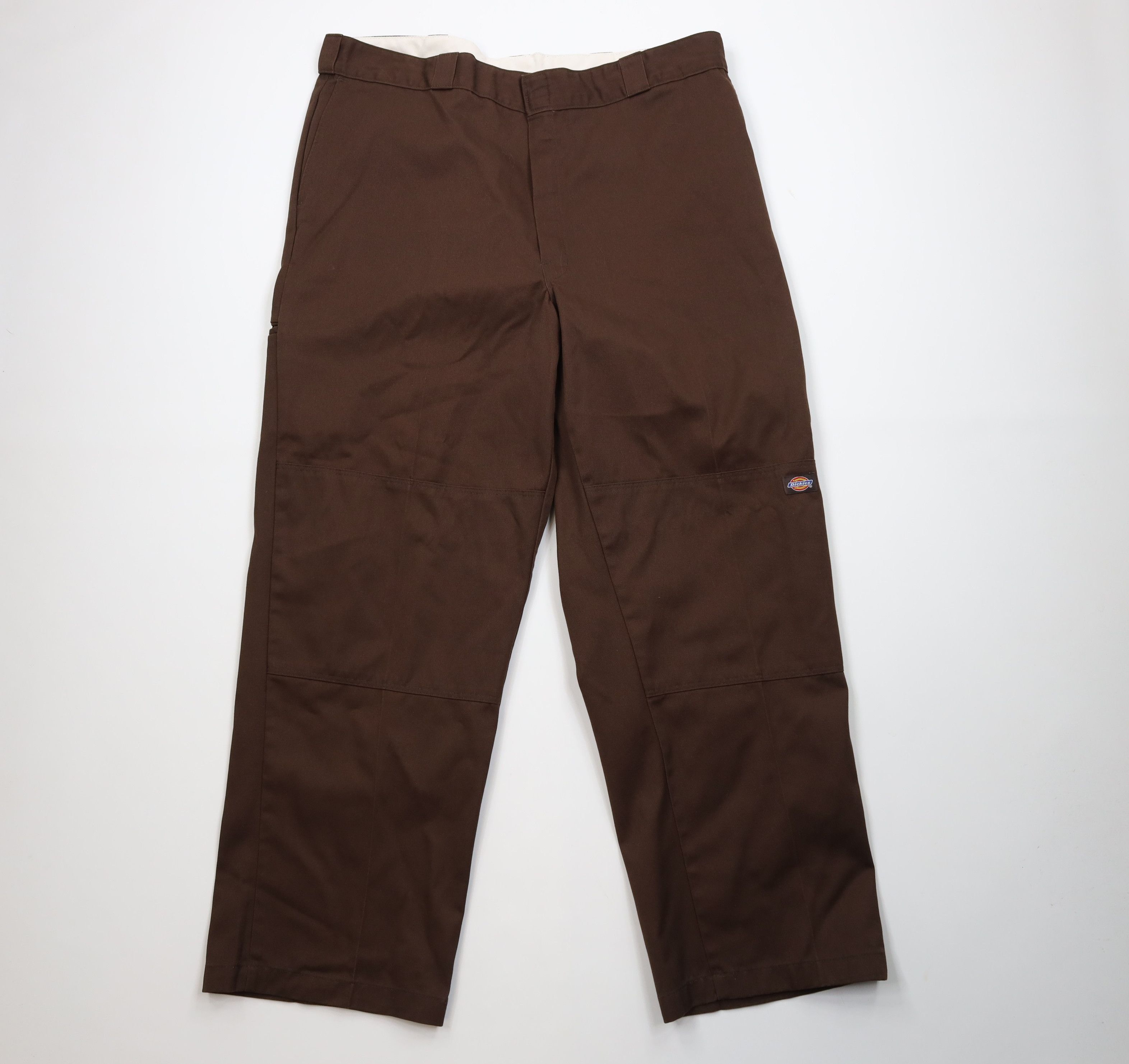 Dickies Vintage Y2K Dickies Knee Wide Leg Pants Brown Workwear Size US 42 / EU 58 - 1 Thumbnail