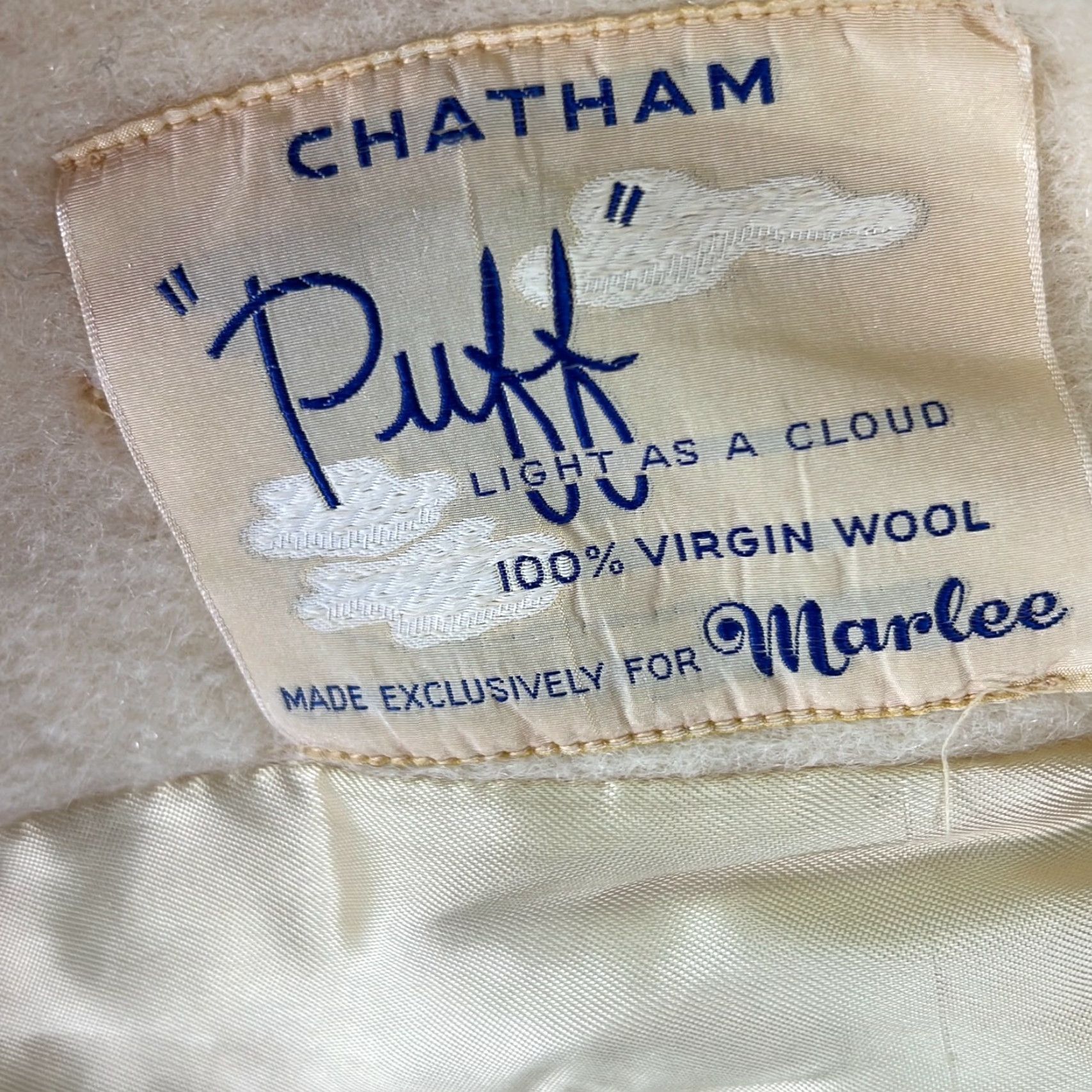 Vintage VINTAGE Chatham Wool Coat Jacket Women Large Cream Fall Winter Classic Solid Long Sleeves Size L / US 10 / IT 46 - 7 Thumbnail