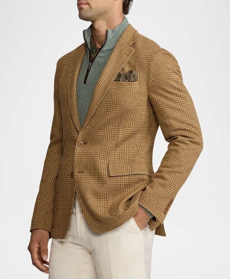 Ralph Lauren Ralph Lauren Purple Label Plaid Suit Jacket Size 49 R Size 48R - 18 Thumbnail