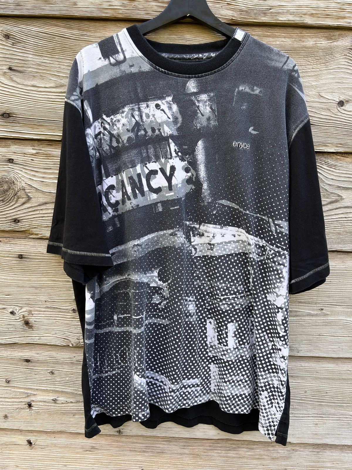 Enyce × Vintage Vintage Enyce Clothing Rap Hip Hop Allover Print 