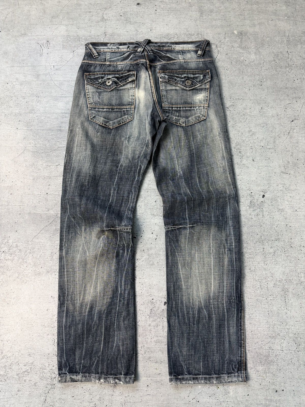 Affliction Affliction Cipo & Baxx Jeans Vintage Y2k 90s USA Style Size US 33 - 1 Thumbnail