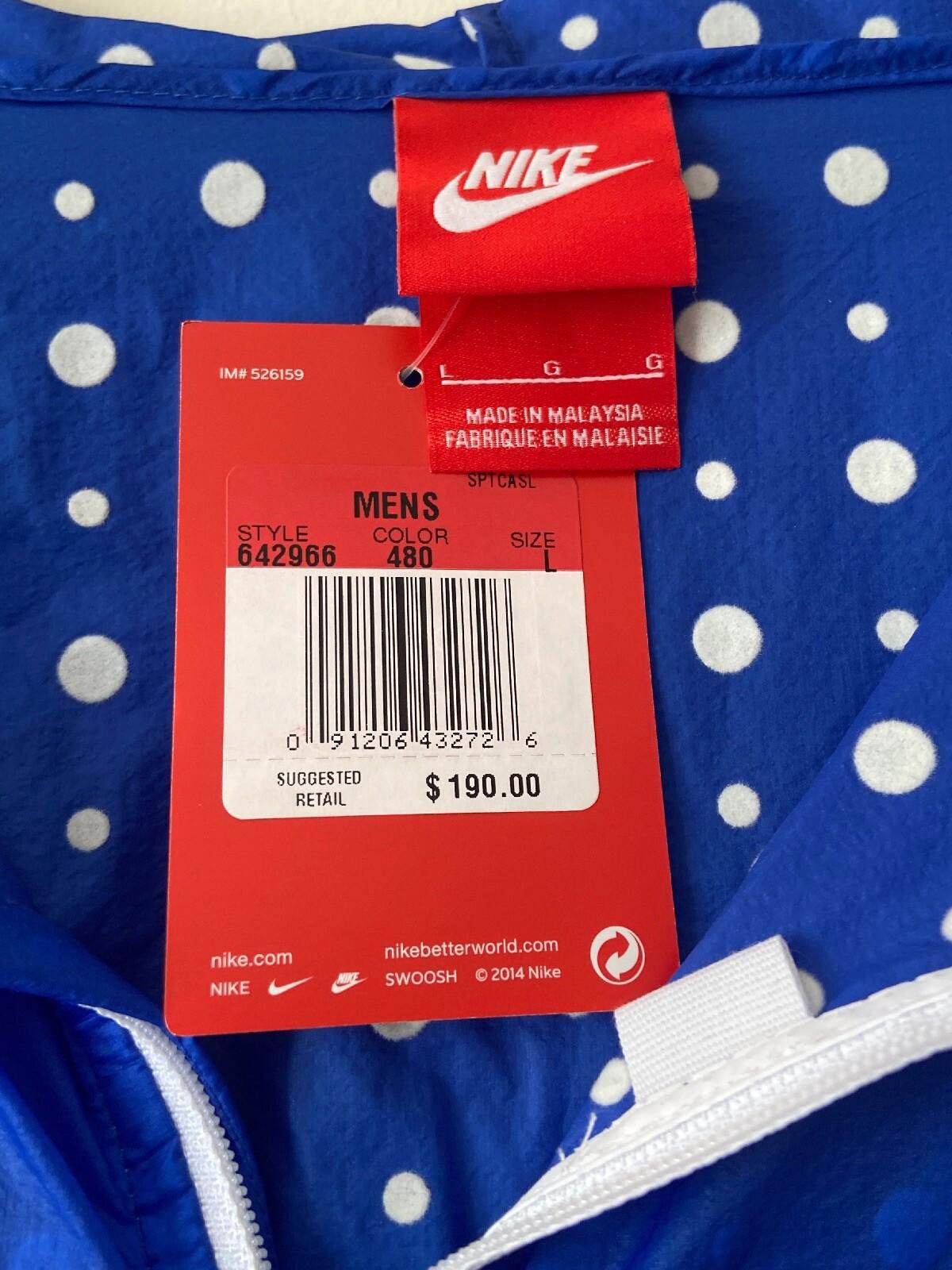 Nike Nike Mens Tech Windrunner Jacket Blue Size US L / EU 52-54 / 3 - 2 Thumbnail
