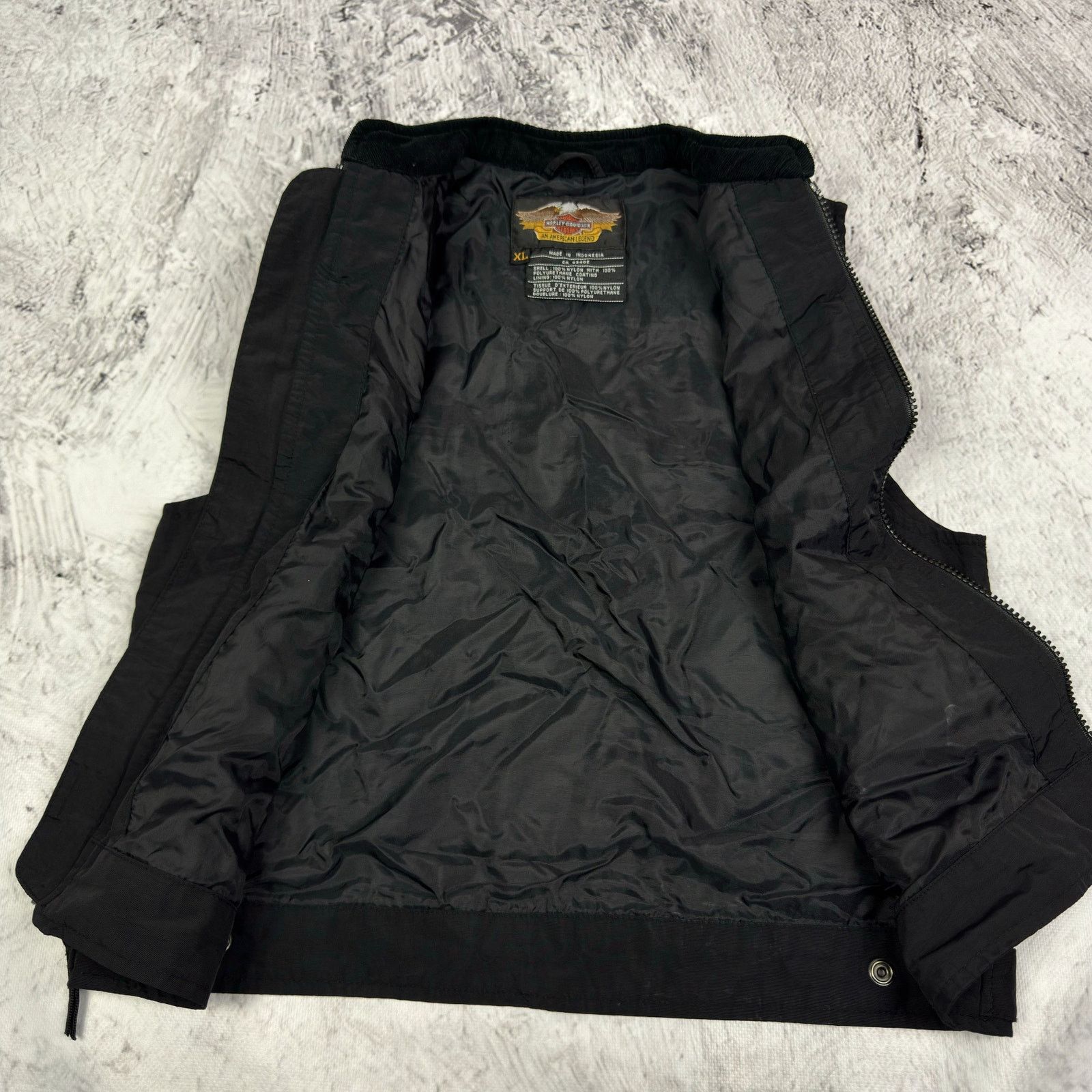Harley Davidson Harley-Davidson Black Orange Full Zip Racing Vest XL Size M / US 6-8 / IT 42-44 - 8 Thumbnail