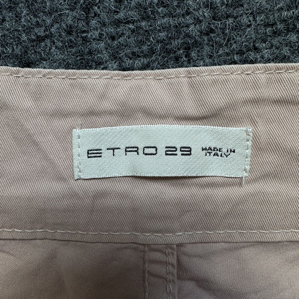 Etro Luxury Etro Milano 29 Women’s Pants Size L Light Blue Size 28" / US 6 / IT 42 - 6 Thumbnail