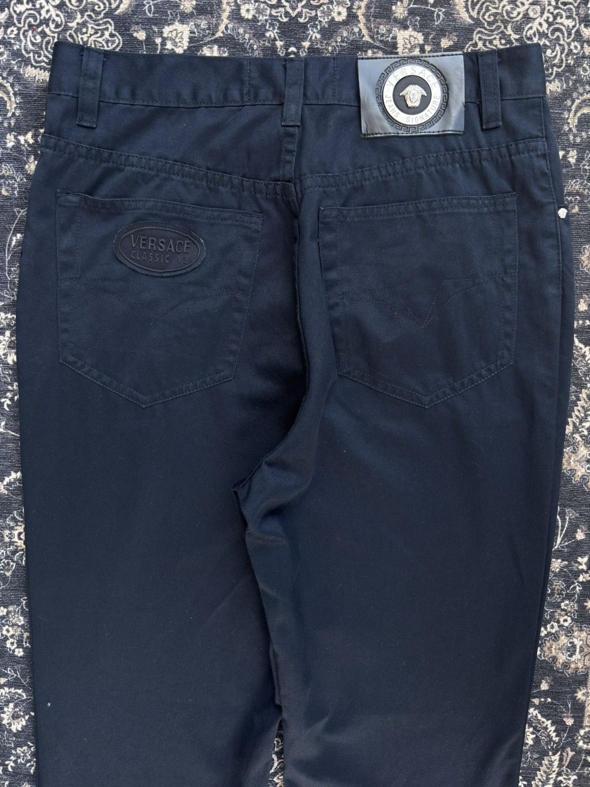 Versace Jeans Couture Versace Classic V 2 Black Pants Size 29" - 9 Thumbnail