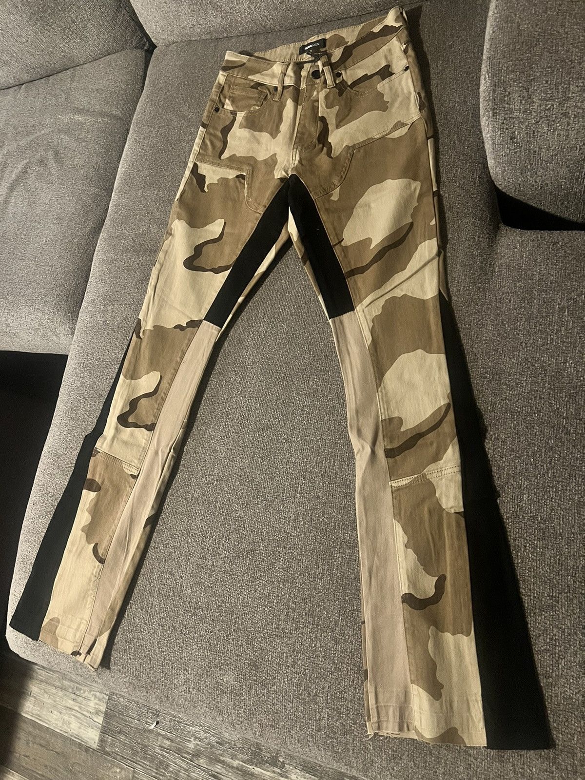 Fashion Nova Martin Stacked Skinny Flare Pants Size US 30 / EU 46 - 4 Thumbnail