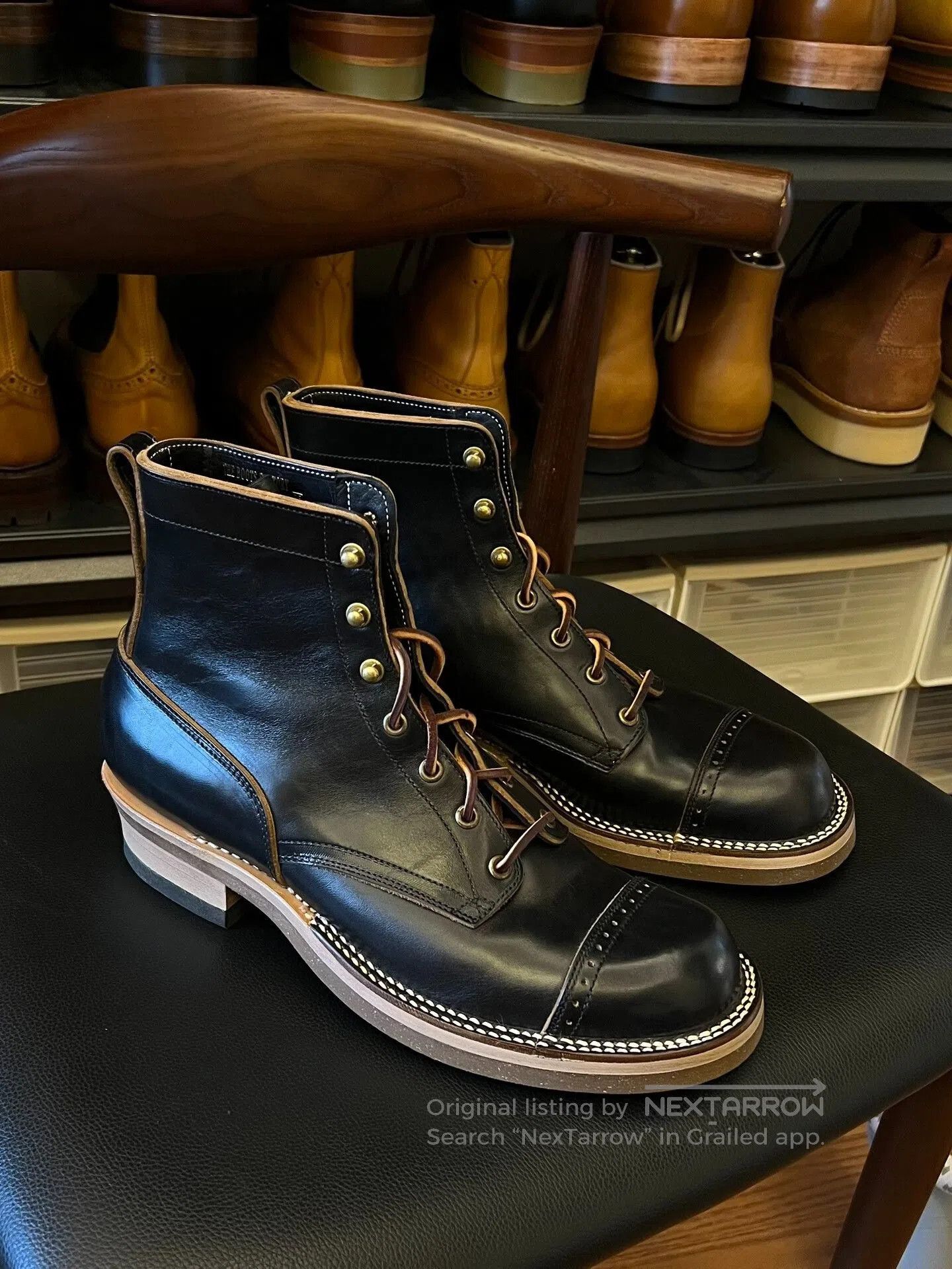 Rolling Dub Trio ROLLING DUB TRIO BF01 Horsehide Work Boots. Size US 10 / EU 43 - 2 Thumbnail