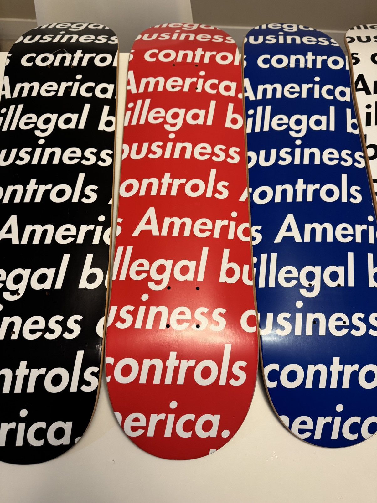 Supreme Illegal Business Controls America Deck Set Size ONE SIZE - 4 Thumbnail