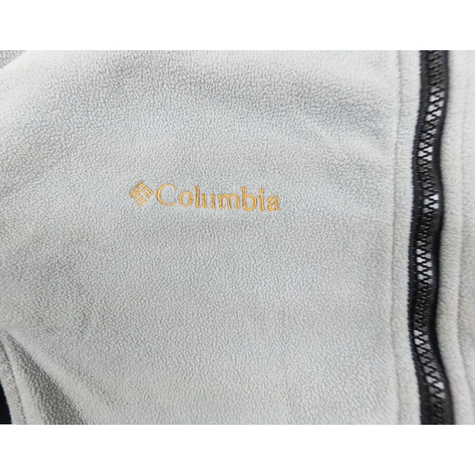 Vintage Columbia Jacket Womens Large Gray Titanium Fleece Full Zip Outdoor Casual Regular Shirt? Size L / US 10 / IT 46 - 3 Thumbnail