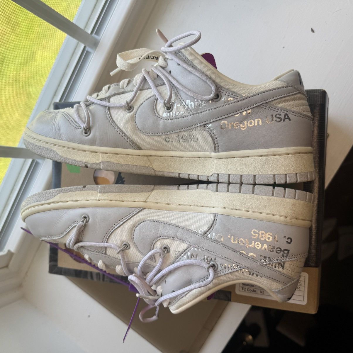 Off-White Nike Dunk Low Off-White Lot 3 Size US 11 / EU 44 - 6 Thumbnail