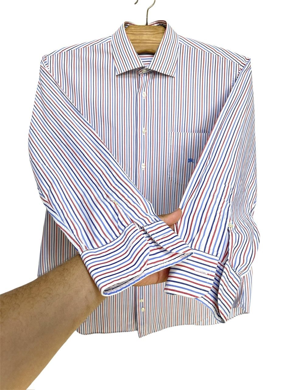 Burberry Striped shirt Burberry london size L Size US L / EU 52-54 / 3 - 2 Thumbnail