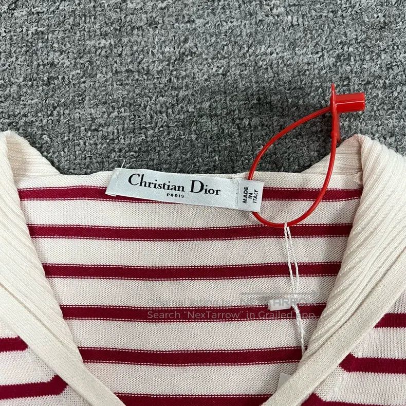 Dior Dior Navy-style striped knitwear Size XXS / US 00 / IT 34 - 6 Thumbnail