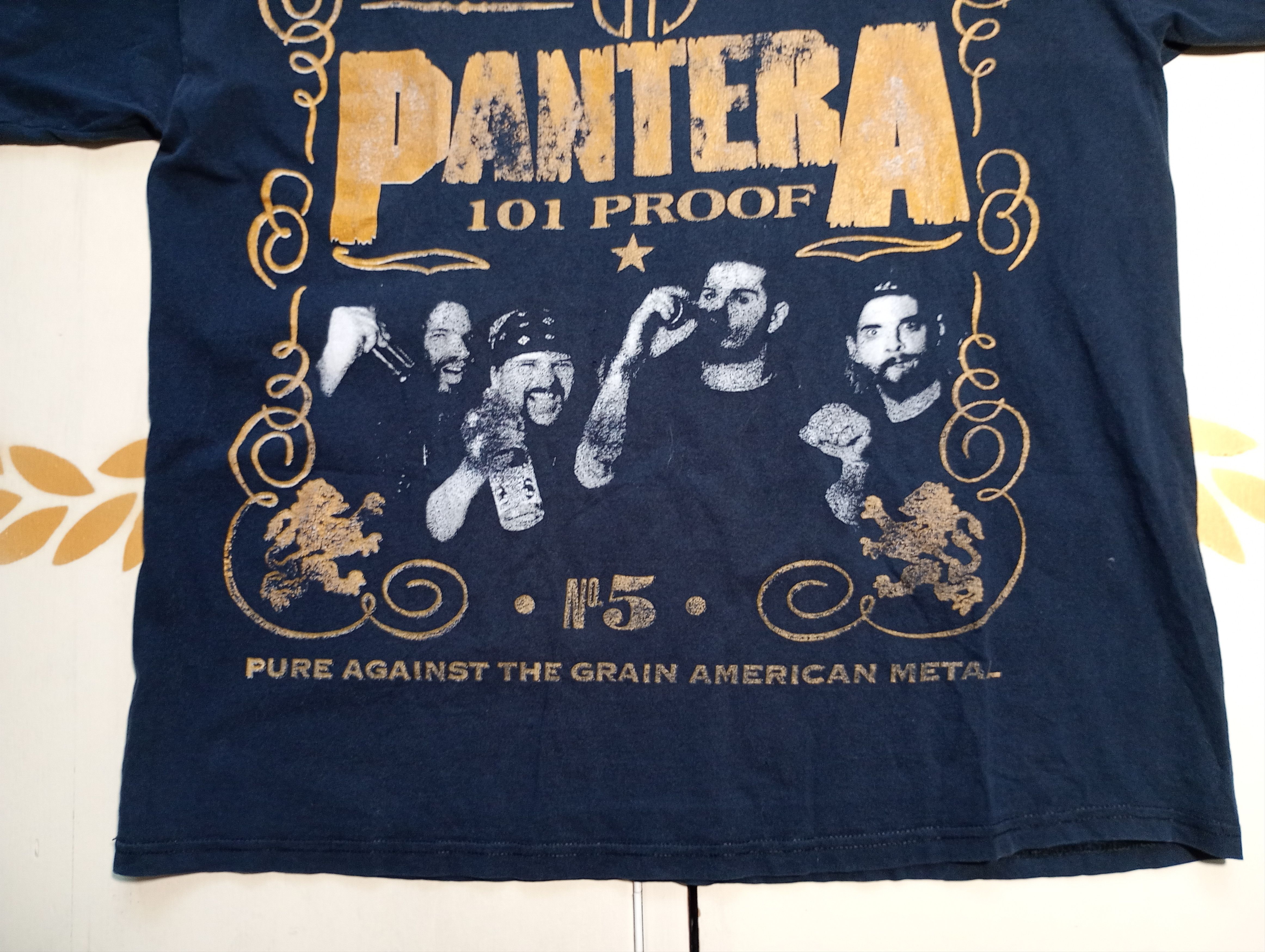 Band Tees × Fruit Of The Loom Pantera Official Live101 Proof Fruit Of The Loom T-Shirt Size US XL / EU 56 / 4 - 2 Thumbnail