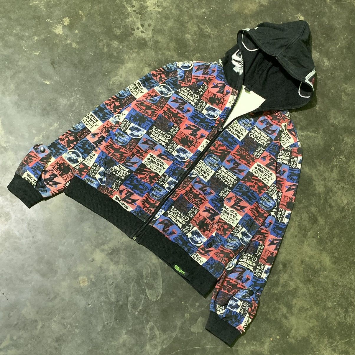 If Six Was Nine Airwalk punkstyle AOP hoodie Size US M / EU 48-50 / 2 - 2 Thumbnail