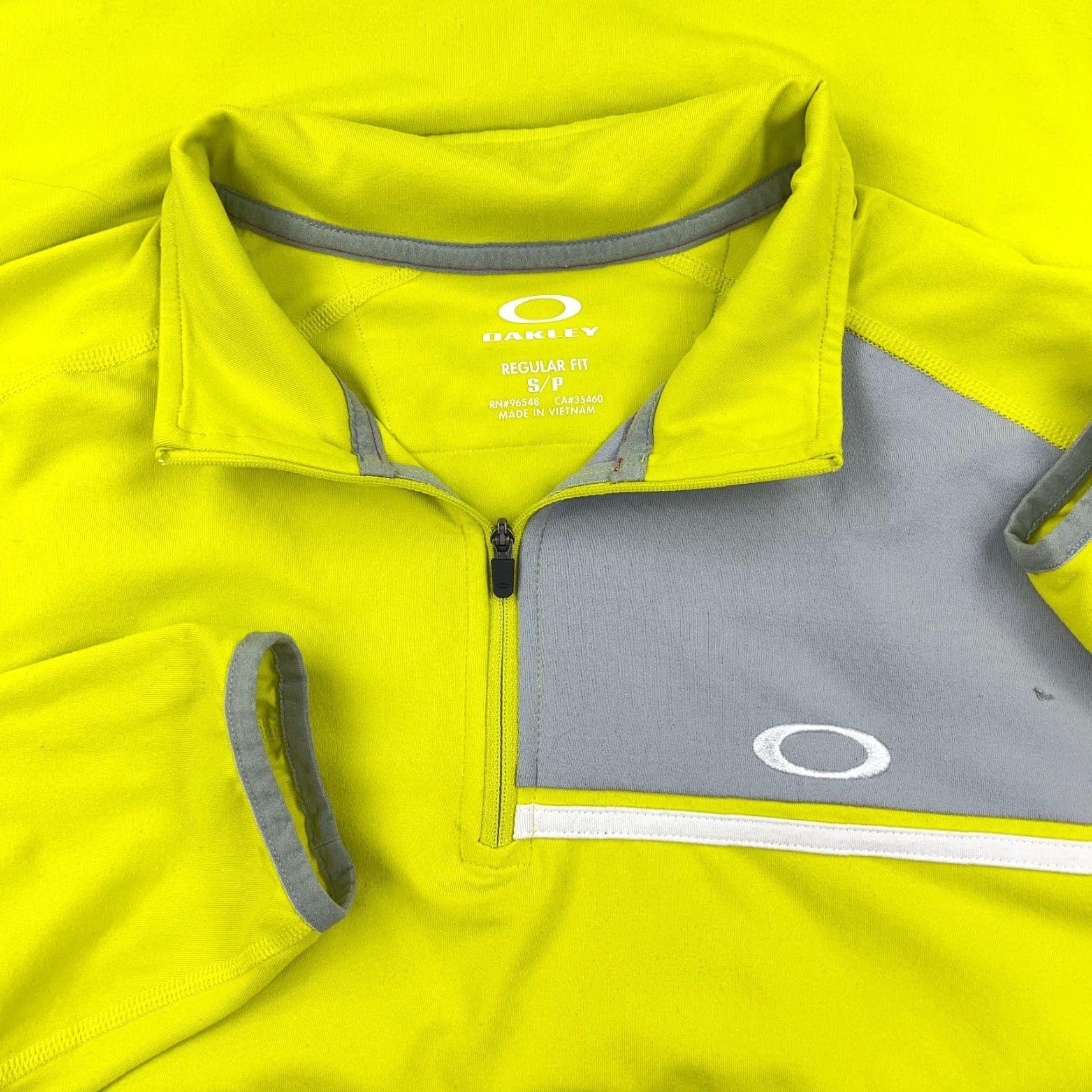 Oakley Oakley Sweatshirt Men Small Neon Yellow Pullover 1/4 Zip Performance Size US S / EU 44-46 / 1 - 2 Thumbnail
