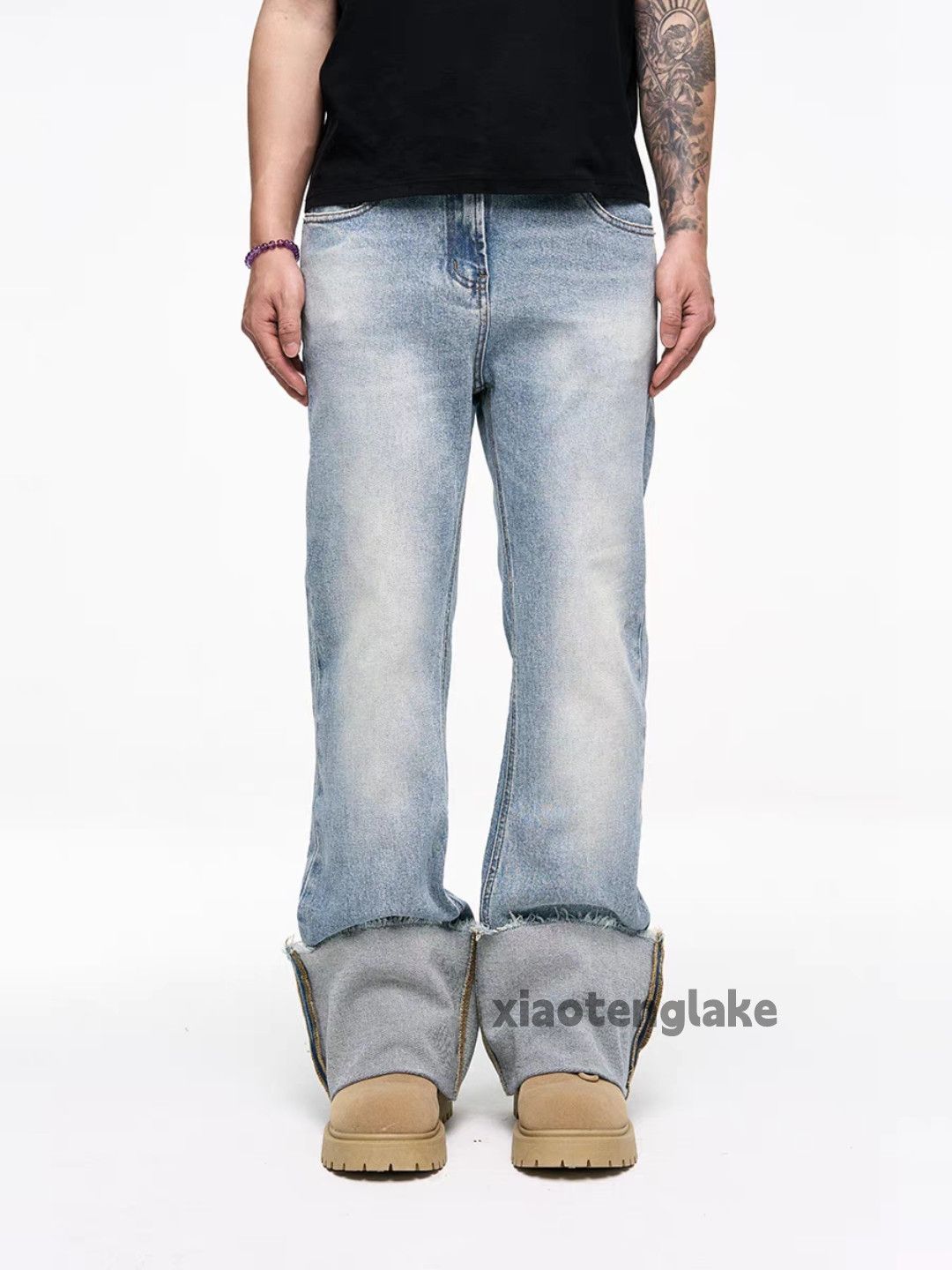 Jean × Vintage Utility cleanfit yuppie bootcut flared outdoor dance jeans Size US 28 / EU 44 - 6 Thumbnail