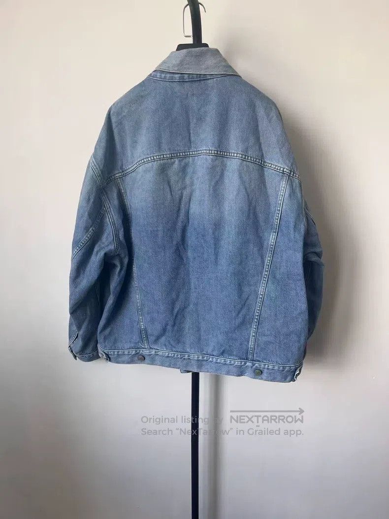 Acne Studios Acne Studios Washed and aged single-breasted denim jacket Size US XS / EU 42 / 0 - 2 Thumbnail