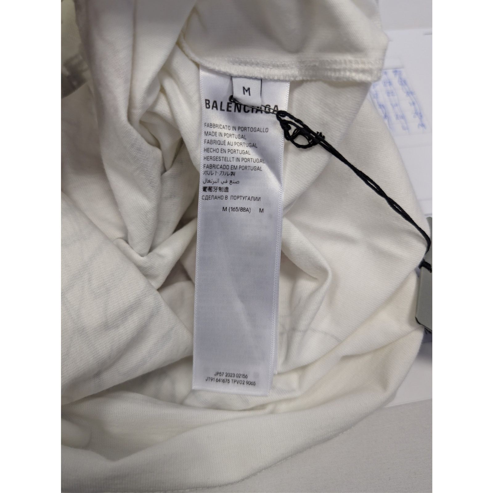 Balenciaga o1rshd1 Heavy Graphic Print DIY Metal Logo T-shirt in White Size US M / EU 48-50 / 2 - 17 Thumbnail