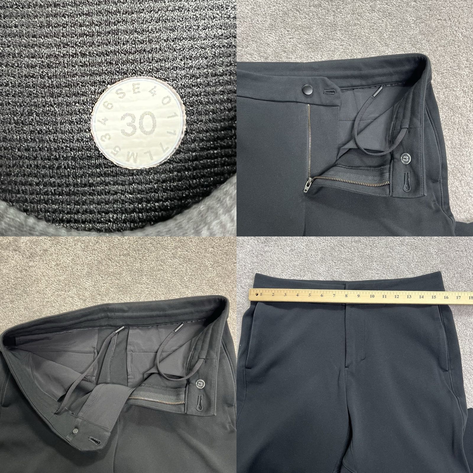 Lululemon Lululemon Pants Mens 30 31x32 Drawstring ABC Classic Chino Slim LM5346S Black Size US 30 / EU 46 - 8 Thumbnail