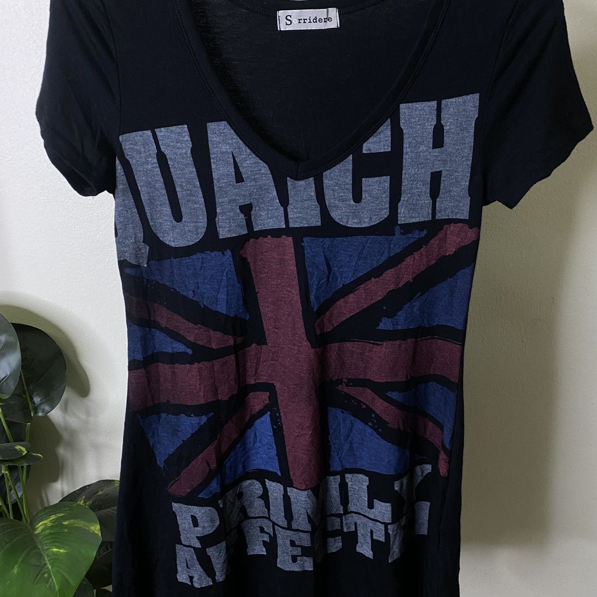 If Six Was Nine Union Jack Seditionaries Cyber Gothic Punk Grunge Women Tee Size XS / US 0-2 / IT 36-38 - 2 Thumbnail