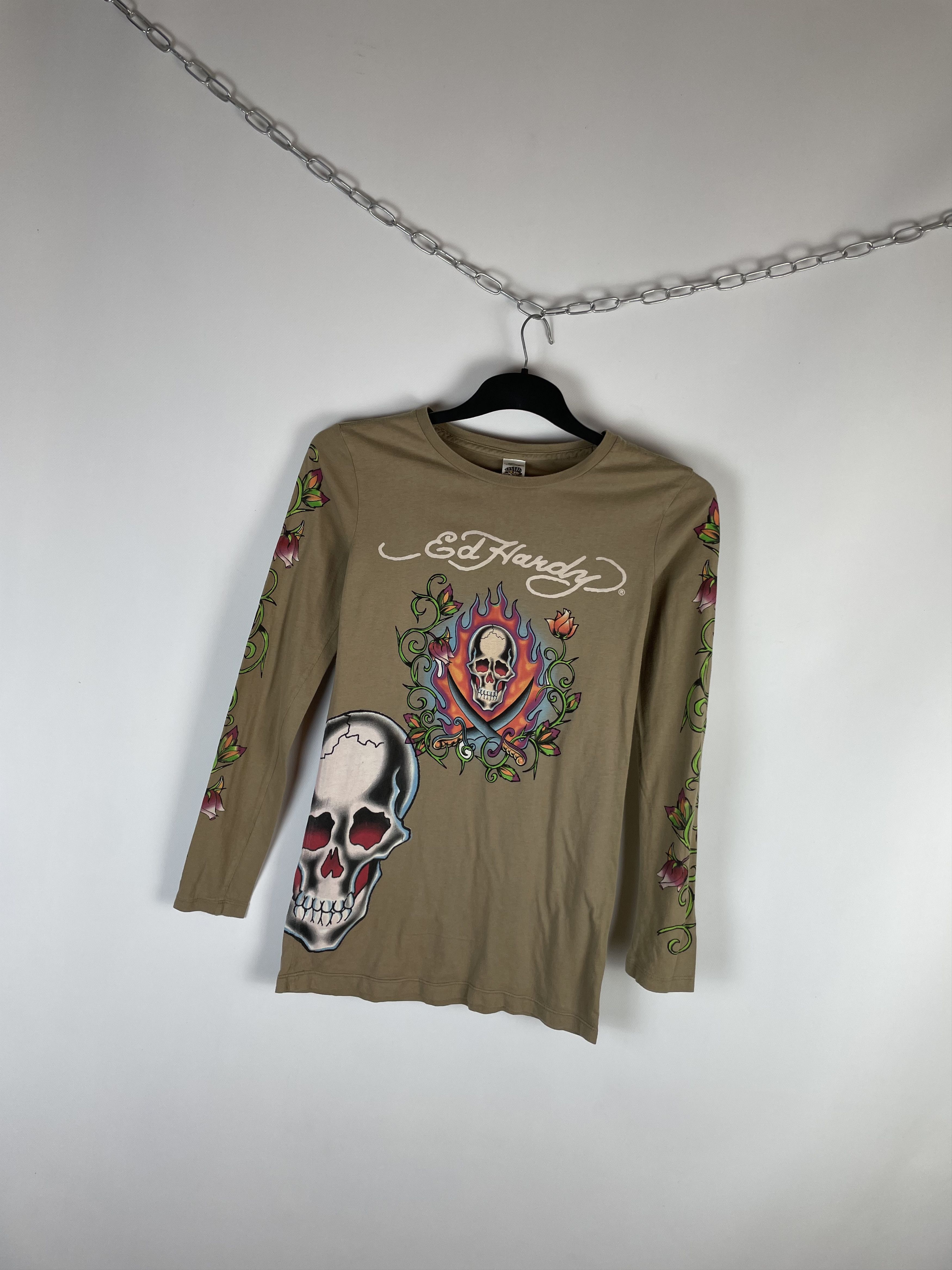 Christian Audigier Vintage Y2K Ed Hardy Long Sleeve Size L / US 10 / IT 46 - 2 Thumbnail